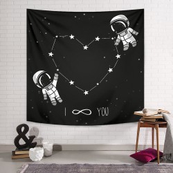 I Love You Astronaut Duvar Örtüsü I Love You Astronaut Duvar Örtüsü