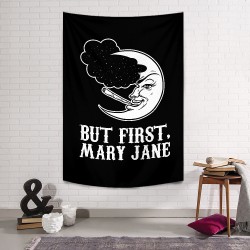 Black Mary Jane Duvar Örtüsü Black Mary Jane Duvar Örtüsü