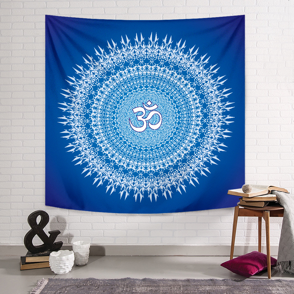 Blue Ohm Mandala Duvar Örtüsü