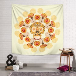 Calavera Circle Duvar Örtüsü Calavera Circle Duvar Örtüsü