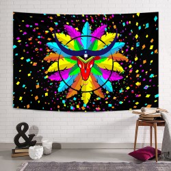 Colorful Bull Head Duvar Örtüsü Colorful Bull Head Duvar Örtüsü