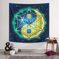 Colorful Yin Yang Duvar Örtüsü Colorful Yin Yang Duvar Örtüsü