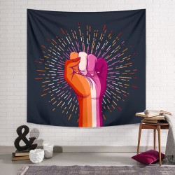 Colorful Yumruk Duvar Örtüsü Colorful Yumruk Duvar Örtüsü