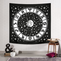 Dark Horoscope Circle Duvar Örtüsü Dark Horoscope Circle Duvar Örtüsü