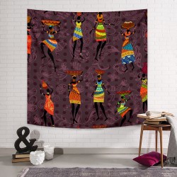 Etnik Kadınlar Duvar Örtüsü