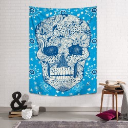 Floral Skull 2 Duvar Örtüsü Floral Skull 2 Duvar Örtüsü