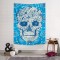 Floral Skull 2 Duvar Örtüsü
