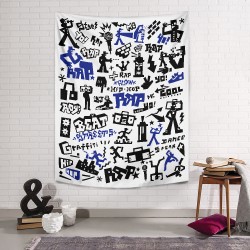 Flow Rap Duvar Örtüsü Flow Rap Duvar Örtüsü