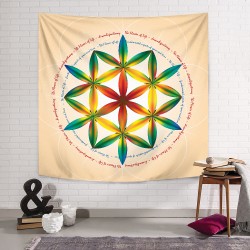 Flower of Life Duvar Örtüsü Flower of Life Duvar Örtüsü