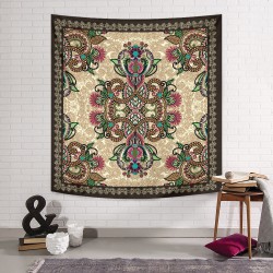 Geometrik Bitki Şekiller Duvar Örtüsü Geometrik Bitki Şekiller Duvar Örtüsü