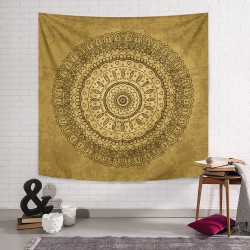 Gold Mandala Duvar Örtüsü Gold Mandala Duvar Örtüsü