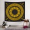 Gold Yellow Mandala Duvar Örtüsü