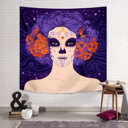 Halloween Girl Duvar Örtüsü
