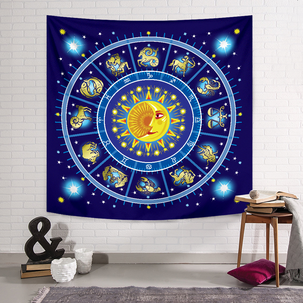 Horoscope Circle Duvar Örtüsü