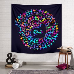 Kültürel Sembol Duvar Örtüsü