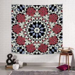 Mandala Dekoratif Göz Duvar Örtüsü Mandala Dekoratif Göz Duvar Örtüsü