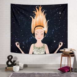 Mindfulness Girl Duvar Örtüsü Mindfulness Girl Duvar Örtüsü