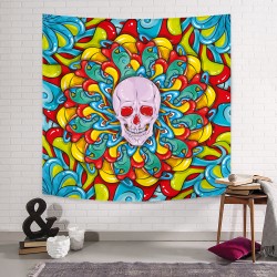 Pattern Skull Duvar Örtüsü Pattern Skull Duvar Örtüsü