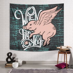 Pigs Fly Duvar Örtüsü Pigs Fly Duvar Örtüsü