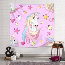 Pink Unicorn Duvar Örtüsü Pink Unicorn Duvar Örtüsü