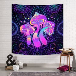 Psikedelik Mantar Duvar Örtüsü Psikedelik Mantar Duvar Örtüsü