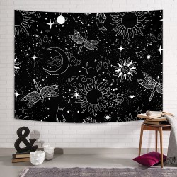 Siyah Kolaj Duvar Örtüsü Siyah Kolaj Duvar Örtüsü