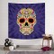 Skull Color Duvar Örtüsü