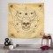Skull Sun Moon System Duvar Örtüsü
