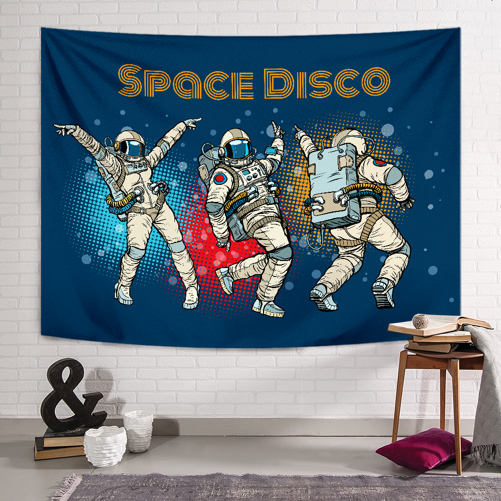 Space Disco Duvar Örtüsü