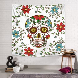Sugar Skull Duvar Örtüsü