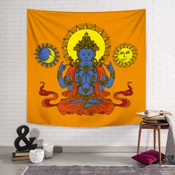 Sun Moon Buddha Duvar Örtüsü Sun Moon Buddha Duvar Örtüsü