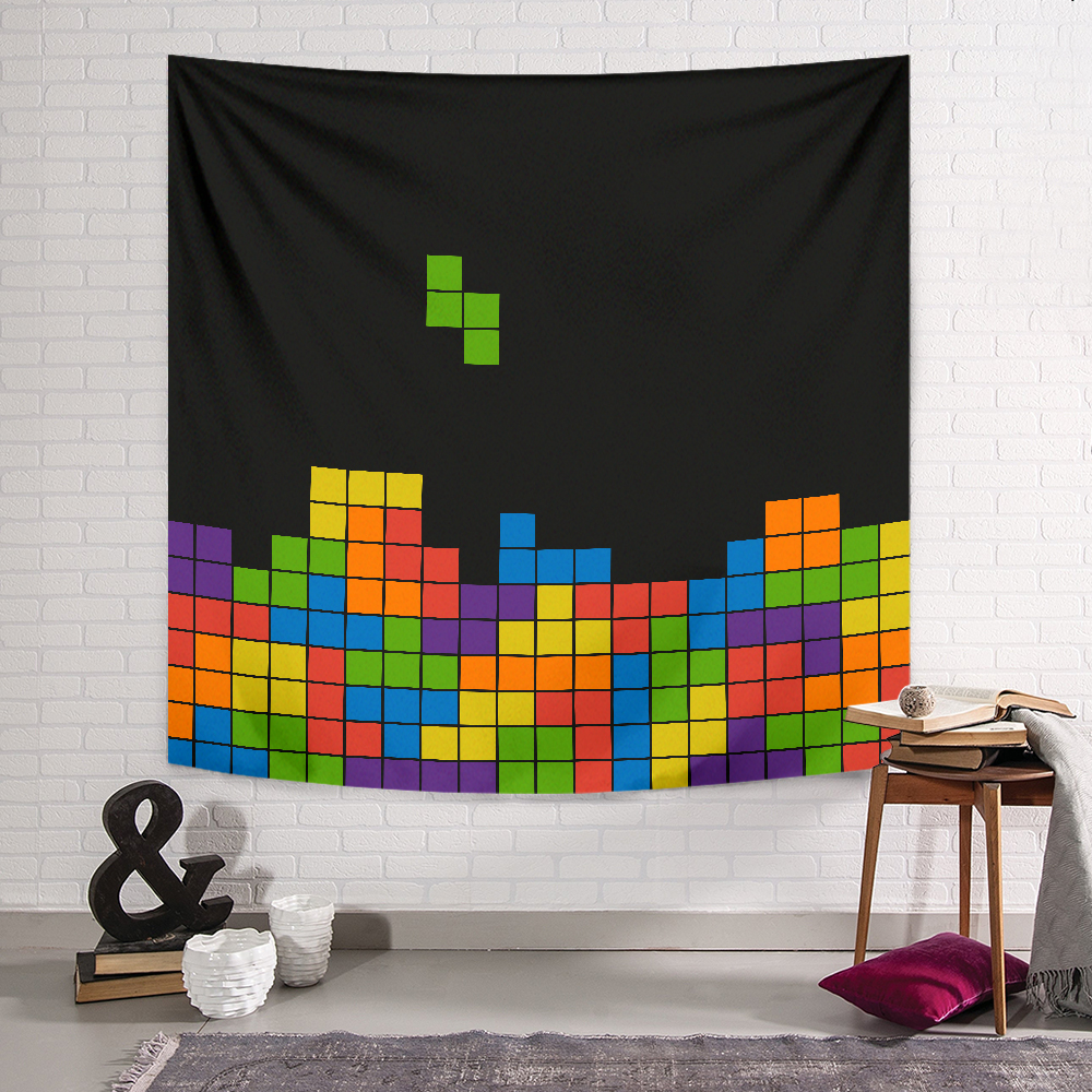 Tetris Flat Duvar Örtüsü