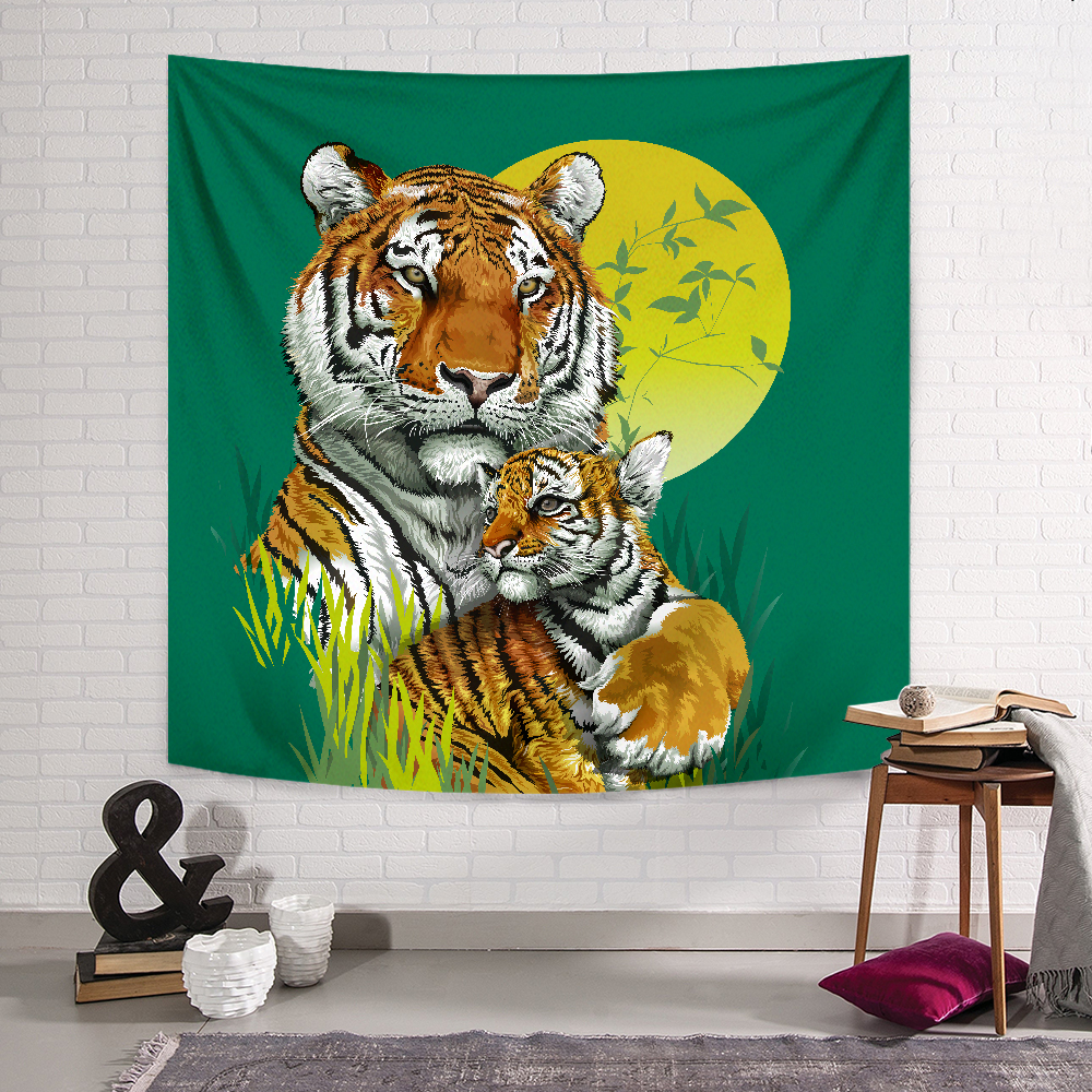 Tiger Güneş Duvar Örtüsü