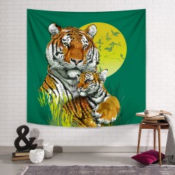 Tiger Güneş Duvar Örtüsü