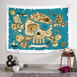 Treasure Map Duvar Örtüsü Treasure Map Duvar Örtüsü
