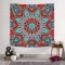 Tribal Etnik Kırmızı Mandala Duvar Örtüsü