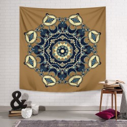 Tribal Mandala Desen Duvar Örtüsü Tribal Mandala Desen Duvar Örtüsü