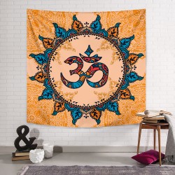 Tribal Om Mandala Duvar Örtüsü Tribal Om Mandala Duvar Örtüsü