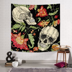 Tropikal Skull Duvar Örtüsü Tropikal Skull Duvar Örtüsü