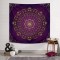 Vintage Mor Mandala Duvar Örtüsü