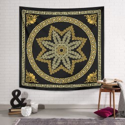 Yellow White Mandala 2 Duvar Örtüsü Yellow White Mandala 2 Duvar Örtüsü