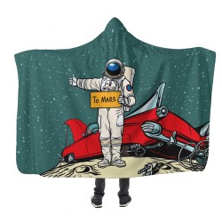 To Mars Kapşonlu Battaniye