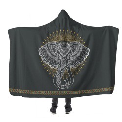 Elephant Kapşonlu Battaniye