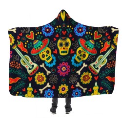 Ölüm Günü Stil Kapşonlu Battaniye