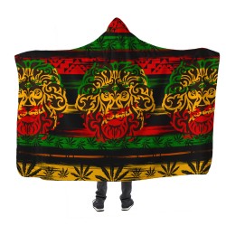Rasta Lion Kapşonlu Battaniye