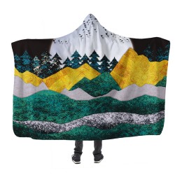 Seven Mountain Kapşonlu Battaniye