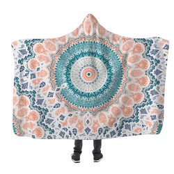 Soft Mandala Kapşonlu Battaniye