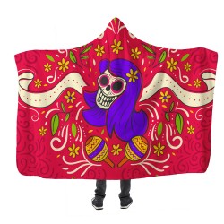 Uzun Saçlı Kaftası Kapşonlu Battaniye