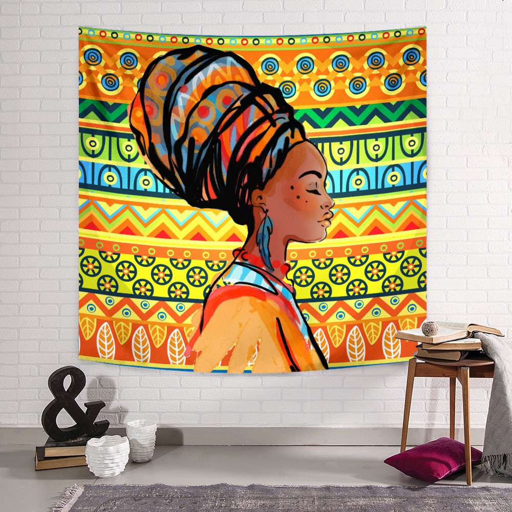 African Girl Duvar Örtüsü 