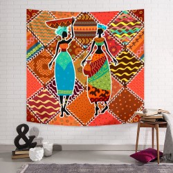 African Patchwork Duvar Örtüsü  African Patchwork Duvar Örtüsü